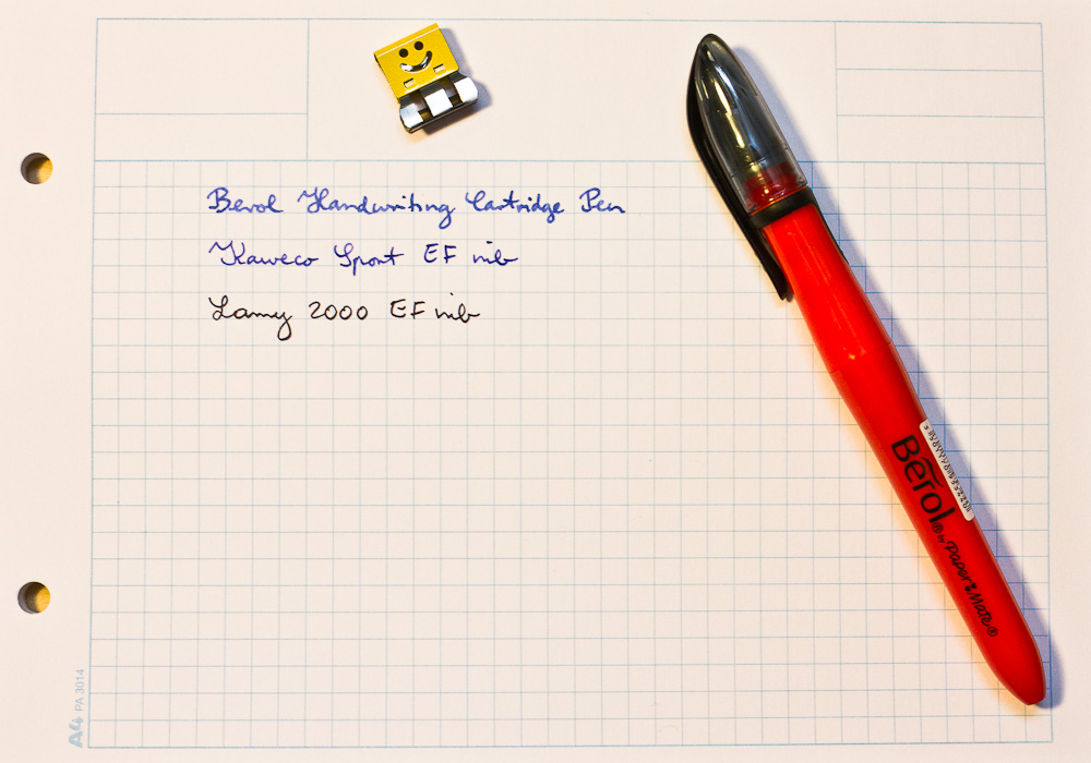 Available in Blue or Black 10 x Berol Papermate Handwriting Pens 
