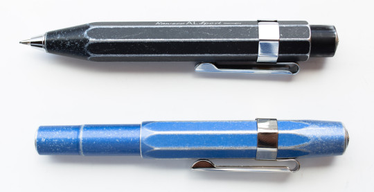 Pencil and fountain pen