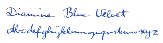 Blue ink comparison Kaweco Rotring Diamine Cartier