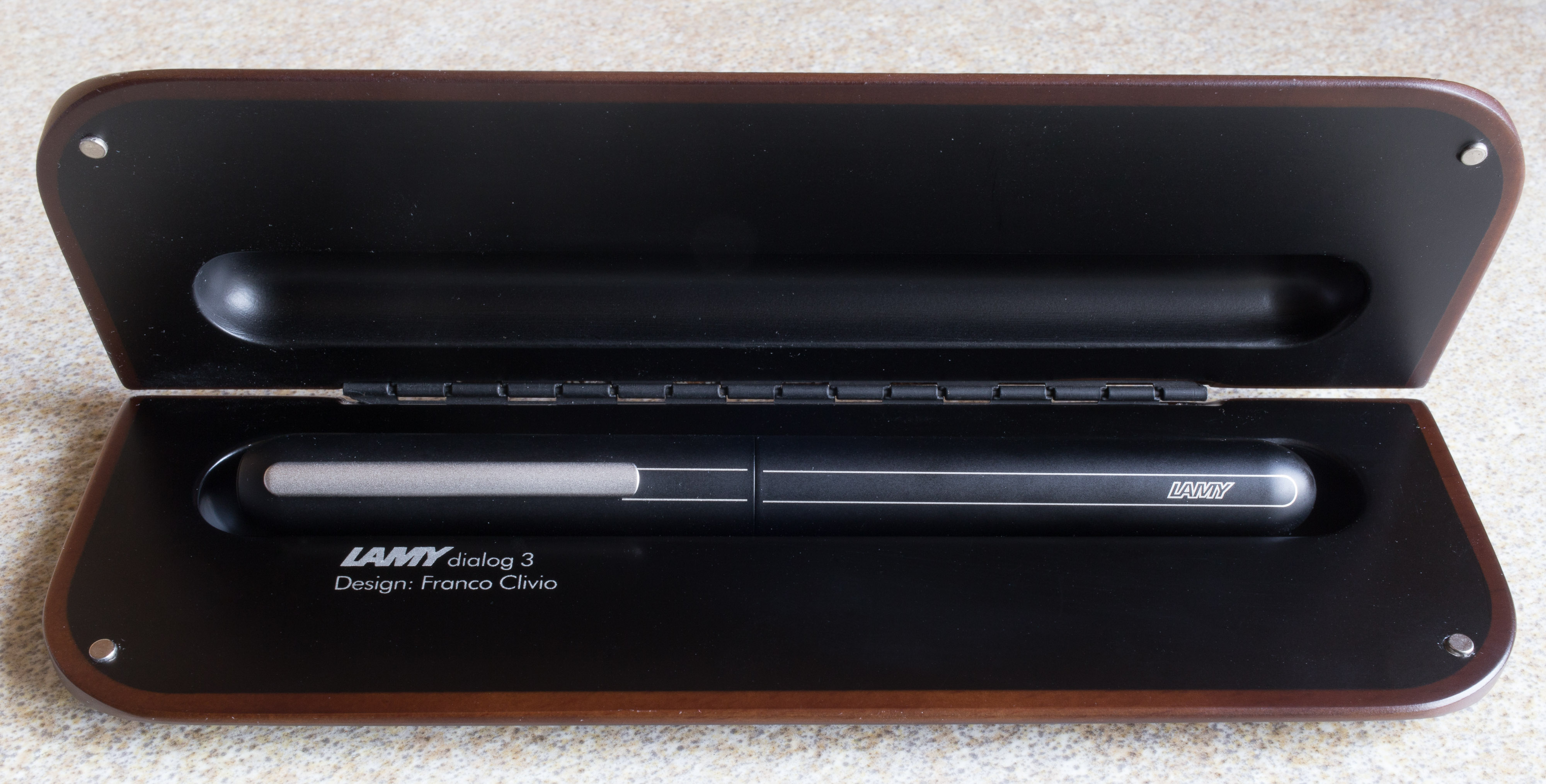 Lamy dialog 3 and the discontinued wooden case - Bleistift